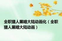 全职猎人黑暗大陆动画化（全职猎人黑暗大陆动画）