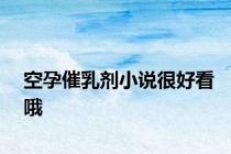 空孕催乳剂小说很好看哦