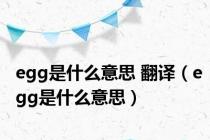 egg是什么意思 翻译（egg是什么意思）