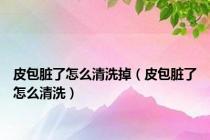 皮包脏了怎么清洗掉（皮包脏了怎么清洗）