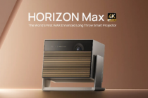 新款极米HORIZONMax4K投影机亮相亮度高达3,100ISO流明