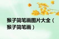 猴子简笔画图片大全（猴子简笔画）