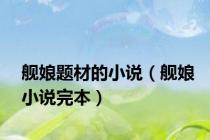 舰娘题材的小说（舰娘小说完本）