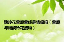 魏玲花曾毅曾经是情侣吗（曾毅与杨魏玲花接吻）