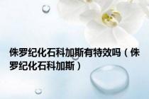 侏罗纪化石科加斯有特效吗（侏罗纪化石科加斯）