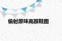 偷射原味高跟鞋图