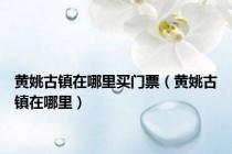 黄姚古镇在哪里买门票（黄姚古镇在哪里）