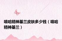 嘻哈精神基兰皮肤多少钱（嘻哈精神基兰）
