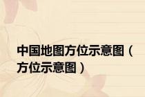 中国地图方位示意图（方位示意图）