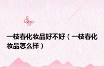 一枝春化妆品好不好（一枝春化妆品怎么样）