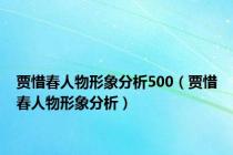 贾惜春人物形象分析500（贾惜春人物形象分析）