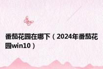 番茄花园在哪下（2024年番茄花园win10）