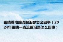 眼睛看电脑流眼泪是怎么回事（2024年眼睛一直流眼泪是怎么回事）