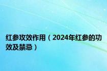 红参攻效作用（2024年红参的功效及禁忌）