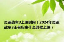 灵魂战车3上映时间（2024年灵魂战车3王者归来什么时候上映）