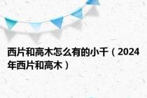 西片和高木怎么有的小千（2024年西片和高木）