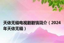 天依无缝电视剧剧情简介（2024年天依无缝）