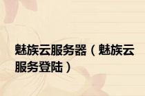 魅族云服务器（魅族云服务登陆）