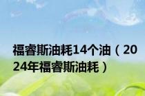 福睿斯油耗14个油（2024年福睿斯油耗）