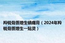 羚锐骨质增生镇痛膏（2024年羚锐骨质增生一贴灵）
