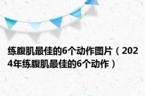 练腹肌最佳的6个动作图片（2024年练腹肌最佳的6个动作）