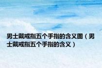 男士戴戒指五个手指的含义图（男士戴戒指五个手指的含义）