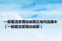 一起看流星雨动画版云海对战端木（一起看流星雨动画版）