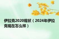 伊拉克2020现状（2024年伊拉克现在怎么样）