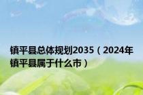镇平县总体规划2035（2024年镇平县属于什么市）