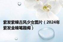 紫发紫瞳古风少女图片（2024年紫发金瞳笔趣阁）