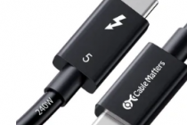 首批Thunderbolt5线缆问世但几乎没有东西可以插入