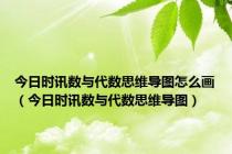 今日时讯数与代数思维导图怎么画（今日时讯数与代数思维导图）