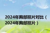 2024年胸部照片对比（2024年胸部照片）