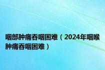 咽部肿痛吞咽困难（2024年咽喉肿痛吞咽困难）