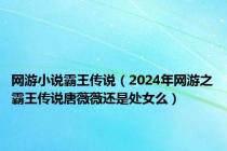 网游小说霸王传说（2024年网游之霸王传说唐薇薇还是处女么）
