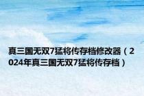 真三国无双7猛将传存档修改器（2024年真三国无双7猛将传存档）