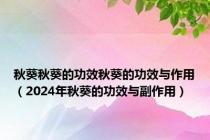 秋葵秋葵的功效秋葵的功效与作用（2024年秋葵的功效与副作用）