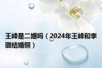 王峰是二婚吗（2024年王峰和李璐结婚照）