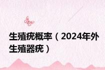 生殖疣概率（2024年外生殖器疣）