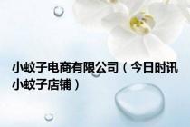 小蚊子电商有限公司（今日时讯小蚊子店铺）