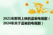 2021年即将上映的盗墓电视剧（2024年关于盗墓的电视剧）
