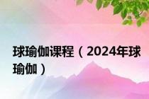 球瑜伽课程（2024年球瑜伽）
