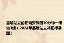 靠墙站立的正确姿势图10分钟一组做3组（2024年靠墙站立减肥标准图）