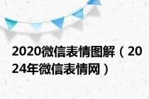 2020微信表情图解（2024年微信表情网）