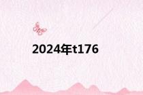 2024年t176