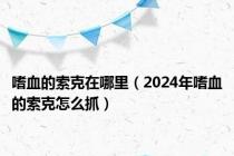 嗜血的索克在哪里（2024年嗜血的索克怎么抓）