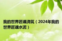 我的世界匠魂浇筑（2024年我的世界匠魂水泥）