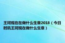 王珂现在在做什么生意2018（今日时讯王珂现在做什么生意）