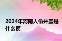 2024年河南人偷井盖是什么梗