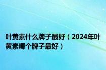 叶黄素什么牌子最好（2024年叶黄素哪个牌子最好）